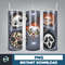 3D Inflated Puff Tumbler Wrap PNG, Horror Movies Tumbler Design, 20oz Tumbler Wrap, Digital Download (18).jpg