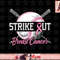 Strike Out Breast Cancer Baseball Breast Cancer Awareness png, instant download.jpg