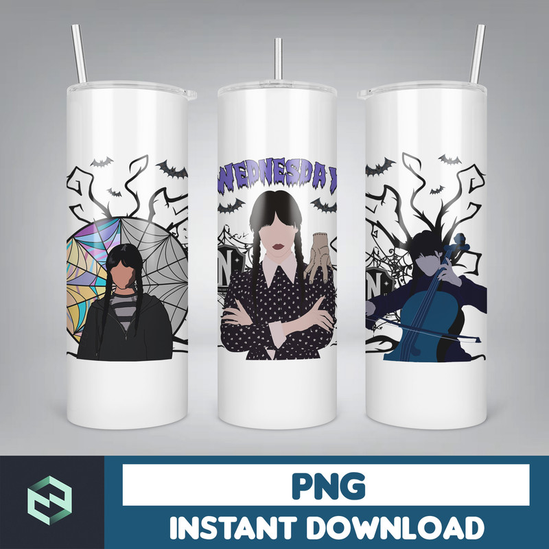 Wednesday Glass Wrap png, Designs Movie Character 16 Oz Libbey Glass Png Sublimation, Movie 16 Oz Libbey Png Wrap Sublimation Instant Download (1).jpg