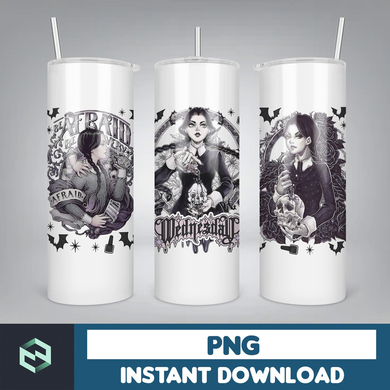 Wednesday Glass Wrap png, Designs Movie Character 16 Oz Libbey Glass Png Sublimation, Movie 16 Oz Libbey Png Wrap Sublimation Instant Download (4).jpg