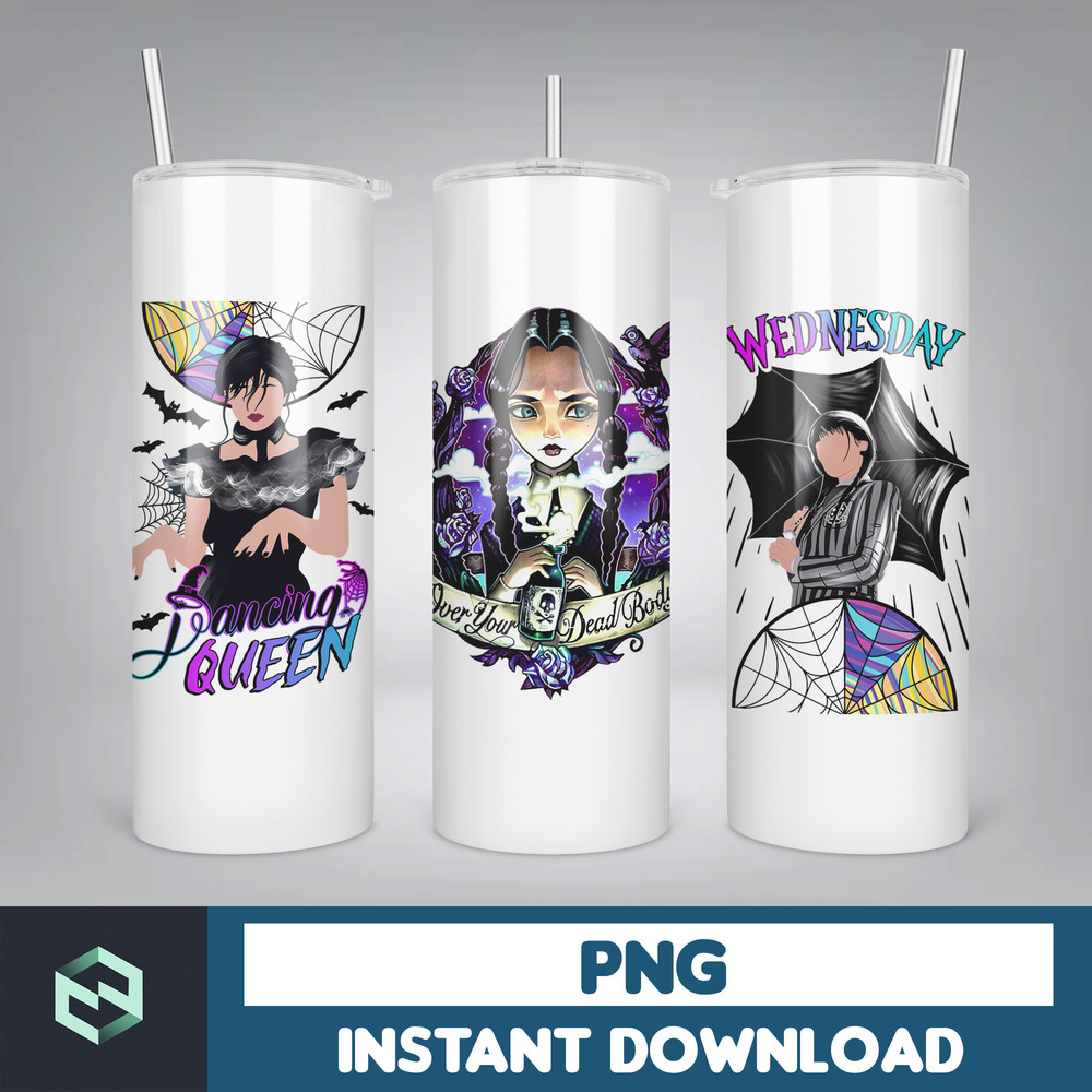 Wednesday Glass Wrap png, Designs Movie Character 16 Oz Libbey Glass Png Sublimation, Movie 16 Oz Libbey Png Wrap Sublimation Instant Download (5).jpg