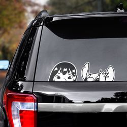 lilo and stitch decal for car, lilo and stitch sticker, movie decal, movie sticker, movie sticker for car