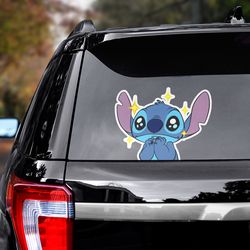movie decal, lilo and stitch sticker, lilo and stitch decal for car, movie sticker for car, movie sticker
