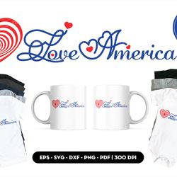 Love America SVG