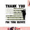 Thank You For Your Service Camouflage USA Flag Veterans Day png, instant download.jpg