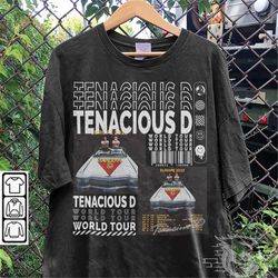 Tenacious D Music Shirt, Sweatshirt Y2K 90s Merch Vintage Album The Pick of Destiny Tickets Graphic Tee L806M