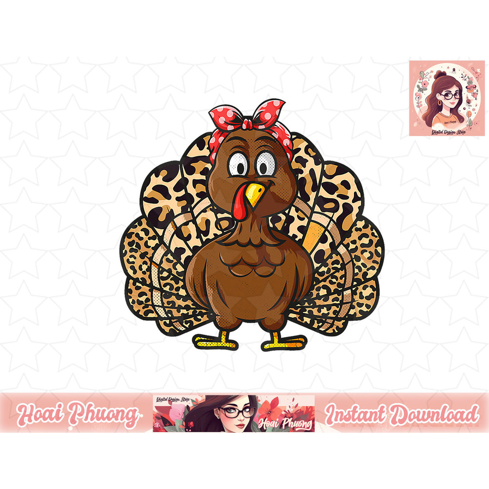 Thanksgiving Leopard Turkey Thanksgiving Autumn Fall season png, instant download.jpg