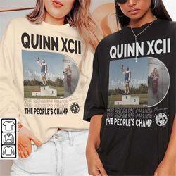 Quinn XCII Music Shirt, 90s Y2K Merch Vintage Quinn XCII The People's Tour 2023 Tickets Album The People's Champ Gift Fo