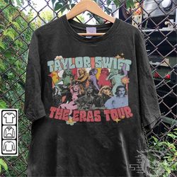 Taylor Swift Music Shirt, Sweatshirt Y2K Vintage Merch Taylor Swift Eras Tour 2023 Album Midnights Graphic Tee Unisex Gi