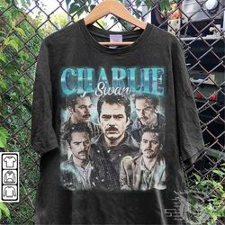 Charlie Swan Movie Shirt, Charlie Swan 2023 Vintage Retro 90s Style V2, Charlie Swan Twilight Graphic Tee Unisex Gift Ho