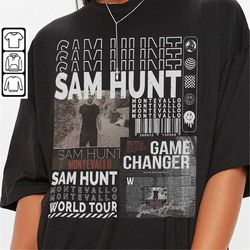 Sam Hunt Music Shirt, 90s Y2K Merch Vintage Sam Hunt Extends Tour 2023 Tickets Album Montevallo  PNG Gift For Fan L805M