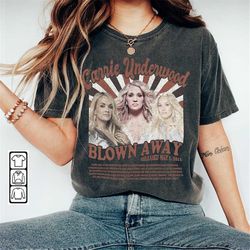 carrie underwood merch music shirt, blown away album country music graphic tee, carrie underwood vintage retro merch swe