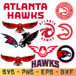 Atalanta Hawks SVG Bundle - Atalanta Hawks SVG, PNG, EPS, DXF - Atalanta Hawks SVG Layered File 330 DPI