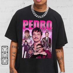 actor pedro pascal movie shirt k1, pedro pascal movie sweatshirt, pedro pascal vintage 90s retro unisex hoodie mov2104dk