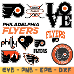 philadelphia flyers logo svg bundle - philadelphia flyers logo svg, png, eps, dxf - philadelphia flyers 330 dpi
