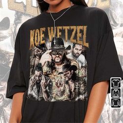 koe wetzel music shirt, koe wetzel 90s y2k vintage retro bootleg, koe wetzel noise complaint album world tour ticket 202