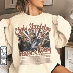 chris stapleton merch music shirt, from a room tour album country music graphic tee, chris stapleton vintage retro merch