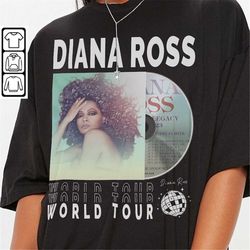 diana ross music shirt, sweatshirt y2k merch vintage 90s the musical legacy tour 2023 tickets album  gift for fan l805m