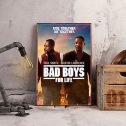 movie poster, film poster, bad boys poster, wall art, wall decor, prints, home decor, deadly alliance wall art
