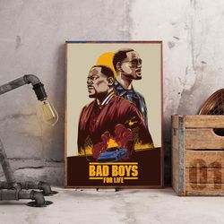movie poster, film poster, bad boys poster, wall art, wall decor, prints, home decor, chaotic pursuit prints