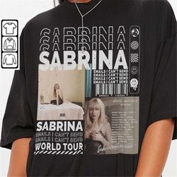 Sabrina Carpenter Music Shirt, 90s Y2K Merch Vintage Tour 2023 Tickets Album Emails I Can't Send  PNG Gift For Fan L805M