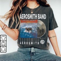 aerosmith band music shirt, sweatshirt y2k 90s merch vintage album aerosmith farewell tour 2023 tickets tee l2605m