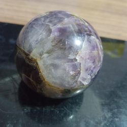 Enchanting Amethyst Crystal Sphere: A Perfect Blend of Beauty for Decor, Meaningful Gifting, and Healing