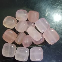Rose Quartz Small Stones Pack Versatile Decor and Thoughtful Gifting (Multipack, 15mm Size)