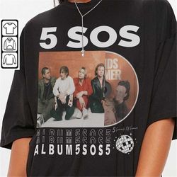 5 seconds of summer music shirt, 5sos y2k merch vintage the show lover world tour 2023 tickets  y2k 90s gift for fan l80