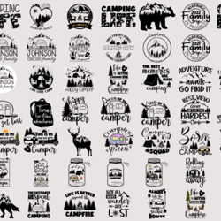 camping bundle svg camping bundle svg