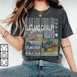 flatland cavalry music shirt, merch vintage world tour 2023 tickets album welcome to countryland y2k 90s gift for fan l9