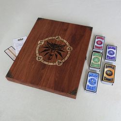 Gwent Board made of natural oak Witcher 3 Wild Hunt