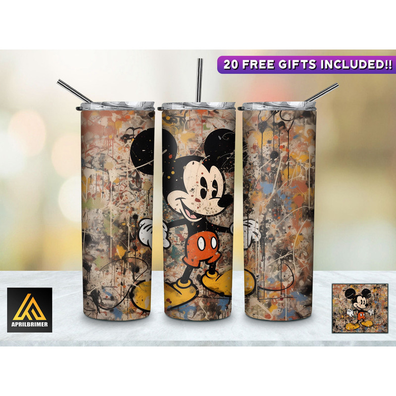 Cartoon Characters 20 Oz Skinny Tumbler StraightTapered Wrap Png Sublimation Design, Cartoon Tumbler PNG File Digital Download-53.jpg
