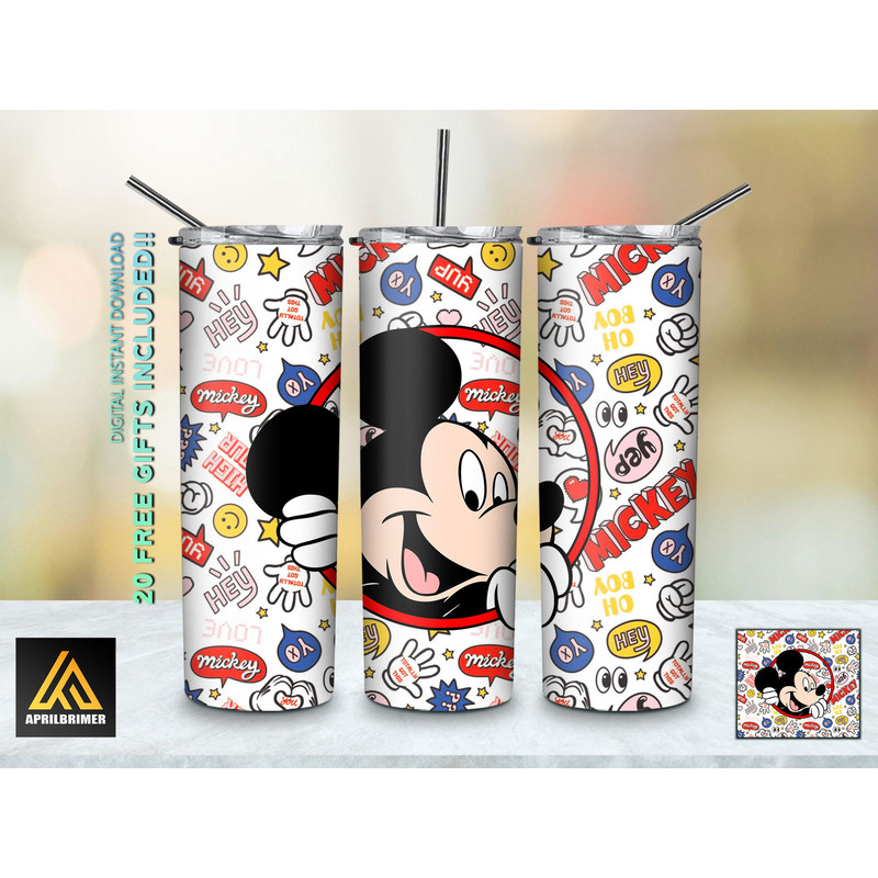 Cartoon Characters 20 Oz Skinny Tumbler StraightTapered Wrap Png Sublimation Design, Cartoon Tumbler PNG File Digital Download-71.jpg