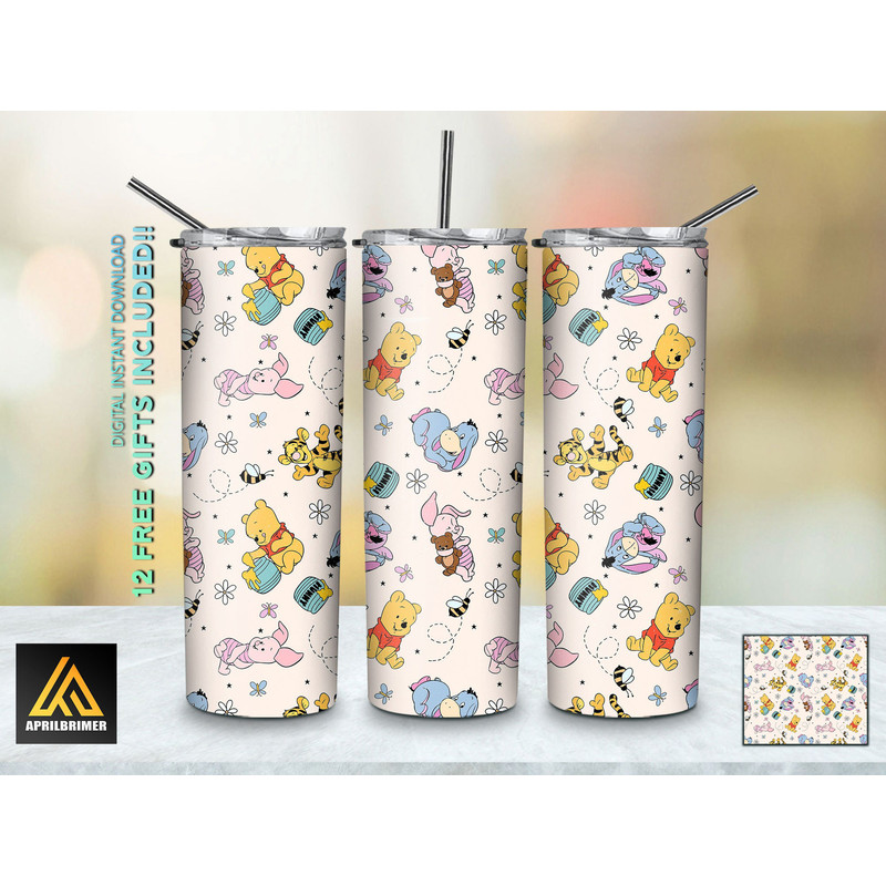 Cartoon Characters 20 Oz Skinny Tumbler StraightTapered Wrap Png Sublimation Design, Cartoon Tumbler PNG File Digital Download-94.jpg