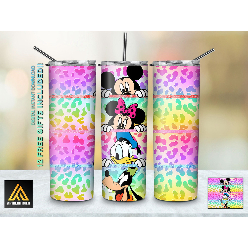 Cartoon Characters 20 Oz Skinny Tumbler StraightTapered Wrap Png Sublimation Design, Cartoon Tumbler PNG File Digital Download-112.jpg
