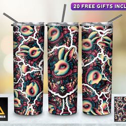 aprilbrimer anime tumbler,anime cartoon character rabbit skinny tumbler,anime sublimation straighttapered skinny tumbler