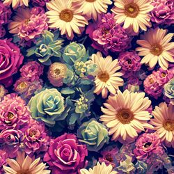 flower garden 23 seamless tileable repeating pattern