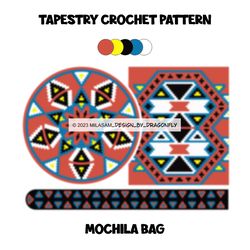 Crochet Bag Pattern, Mochila Bag - 931