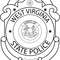 STATE POLICE CAPTAIN BADGE WEST VIRGINIA line art vector file.jpg