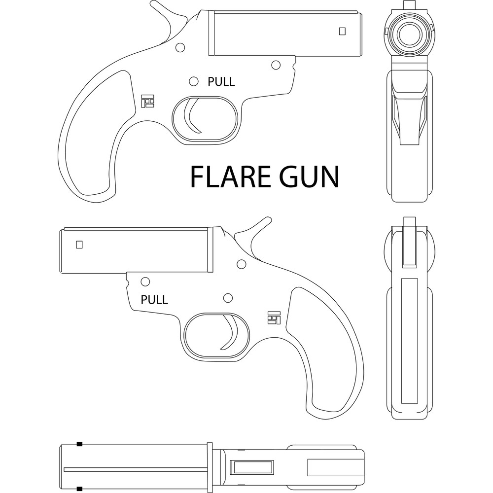 FLARE GUN LINE ART VECTOR FILE.jpg