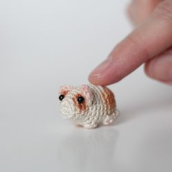 Micro Guinea Pig Amigurumi Dollhouse Miniature Toys