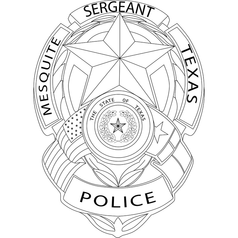 MESQUITE SERGEANT TEXAS POLICE BADGE LINE ART VECTOR FILE.jpg