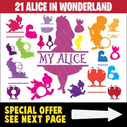alice in wonderland svg bundle, alice svg, princess svg, alice in wonderland clipart, alice in wonderland cut file