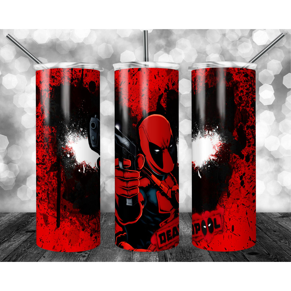 Superhero 20oz Sublimation Tumbler Designs, Cartoon Straight Skinny Tumbler Wrap PNG, Sublimation Design PNG, Digital Download, PNG-15.jpg