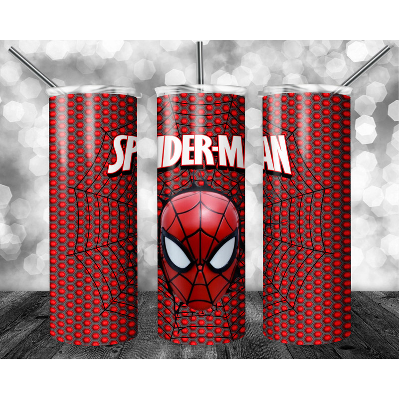 Superhero 20oz Sublimation Tumbler Designs, Cartoon Straight Skinny Tumbler Wrap PNG, Sublimation Design PNG, Digital Download, PNG-26.jpg