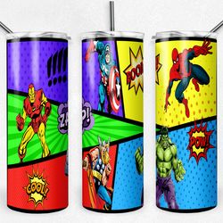 superhero in avengers tumbler, superhero jacked marvel skinny tumbler