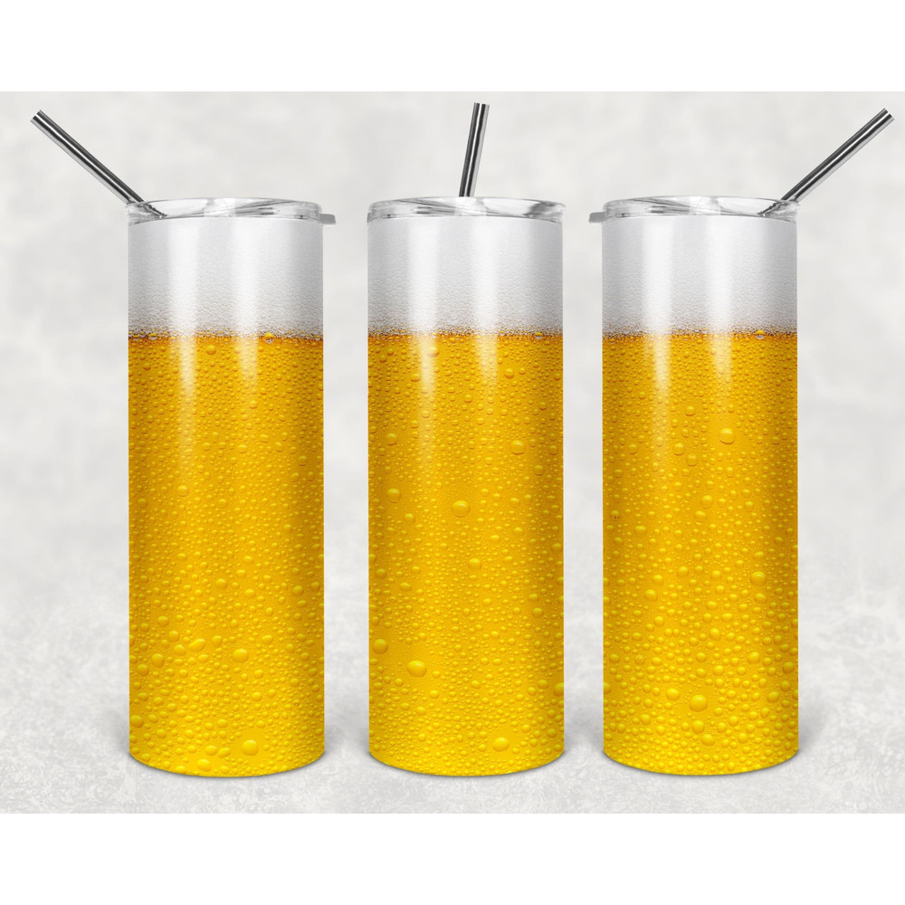 Beer Glass Tumbler, Beer Glass Skinny Tumbler, Beer Tumbler.png