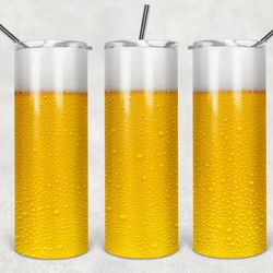 beer glass tumbler, beer glass skinny tumbler, beer tumbler