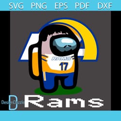 los angeles rams among us svg, sport svg, among us svg, impostor svg, among us game svg, los angeles rams svg, los angel